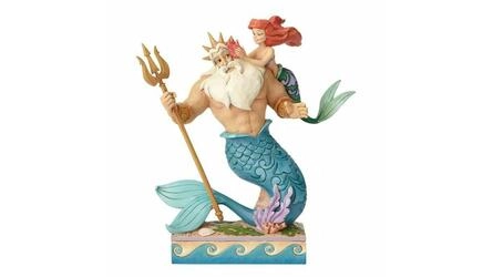 FIGURA DISNEY A PEQUENA SEREIA ARIEL  TRITON 