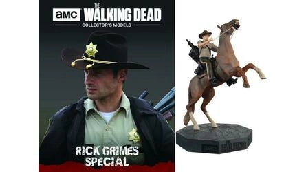 FIGURA THE WALKING DEAD SHERRIF RICK GRIMES HORSEBACK 1/21