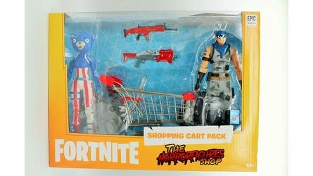 FIGURAS FORTNITE SHOPPING CART W/ WAR PAINT TEAM L