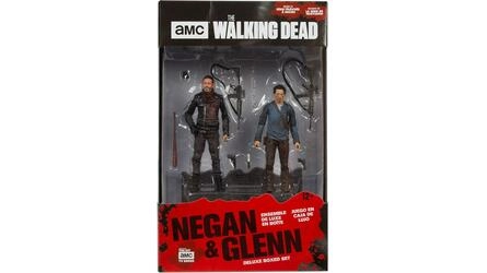THE WALKING DEAD FIGURES NEGAN  GLENN DELUXE BOX S