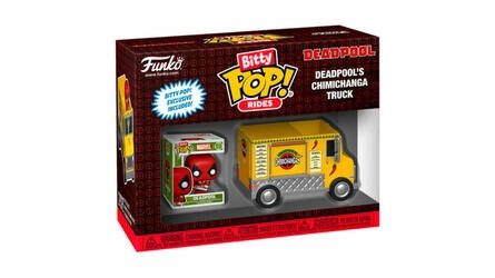 FUNKO POP BITTY POP MARVEL RIDE DEADPOOL CHIMICHANGA TRUCK
