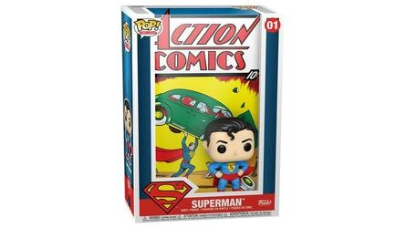 FUNKO POP 01 COMIC COVER DC SUPERMAN ACTION COMIC 