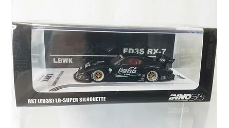 INNO 1/64 - LBWK MAZDA RX 7(FD3S) - LB SUPER SILHOUETTE - BL