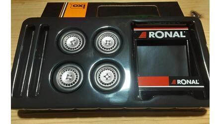 IXO 1/18 -  SET OF 4 WHEELS RONAL TURBO - SILVER