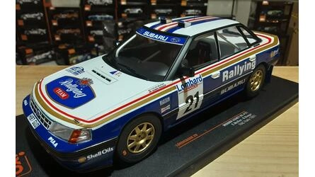 IXO 1/18 - SUBARU LEGACY RS - Nº 21 RALLY RAC 1991