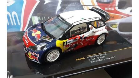 IXO 1/43 - CITROEN DS3 WRC - Nº 4 WINNER RALLY MONZA 2011