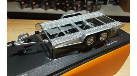 IXO 1/43 -  SINGLE CAR TRAILER SILVER