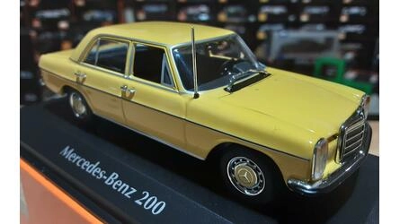 MAXICHAMPS 1/43 - MERCEDES BENZ 200 - 1968 - YELLOW