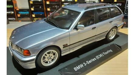 MCG 1/18 - BMW SERIES 3 (E36) TOURING - SAMOA BLUE METALLIC 