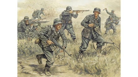 ITALERI 1/72 - WW II GERMAN INFANTRY - PLASTIC KIT