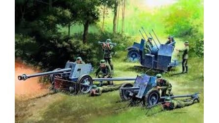ITALERI - 1:72 GERMAN GUNS SET PACK 35 PAK 40 FLACK 38 