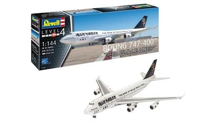 REVELL 1/144 - AVIAO BOEING 747 400 IRON MAIDEN ED FORCE ONE