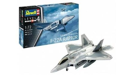 REVELL 1/72 - AVIAO LOCKHEED MARTIN F-22A RAPTOR 