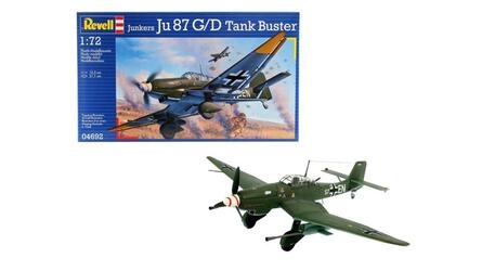 REVELL 1/72 - MAQUETE AVIAO JUNKERS JU 87 G/D TANK BUSTER 