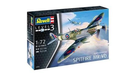 REVELL 1/72 - SET AVIAO SUPERMARINE SPITFIRE MK VB 