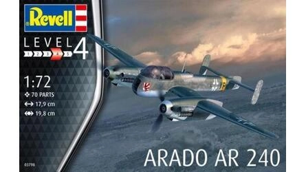 REVELL 1:72 ARADO AR-240 MODEL KIT 