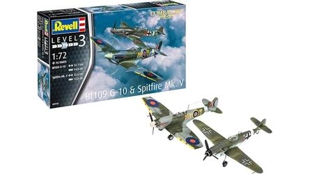 REVELL MAQUETA SET AVIAO SPITFIRE MK V 1:72