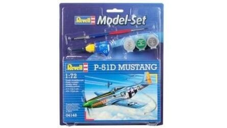 REVELL MODEL SET AVIAO P-51D MUSTANG 1:72 