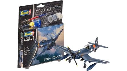 REVELL MODEL SET AVIAO VOUGHT F4U-1D CORSAIR 1:72 