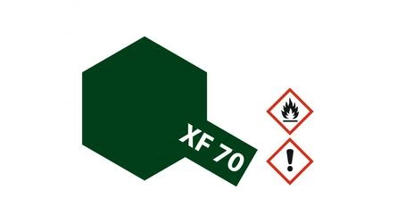 TAMIYA TINTA XF-70 Flat Dark Green 10ml
