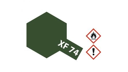 TAMIYA TINTA XF-74 Flat Olive Drab JGSDF 10ml