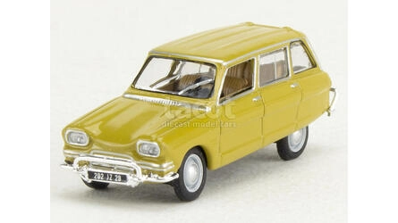 NOREV 1/87 - CITROEN AMI 6 BREAK - 1969 - YELLOW