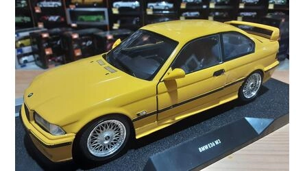 SOLIDO 1/18  - BMW E36 COUPE M3 - 1990 - DAKAR YELLOW