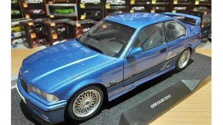 SOLIDO 1/18  - BMW E36 COUPE M3 - 1990 - ESTORIL BLUE