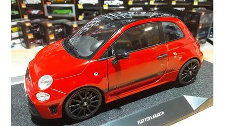 SOLIDO 1/18 - FIAT F595 ABARTH SOLIDO WORKS - 2023 - RED