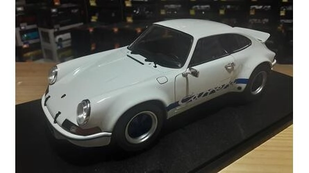 SOLIDO 1/18 - PORSCHE 911 CARRERA RS 2.7 COUPE - 1973 - WHIT