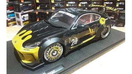 SOLIDO 1/18 - TOYOTA GR86 LIBERTY WALK BODY KIT - 2024 - BLA