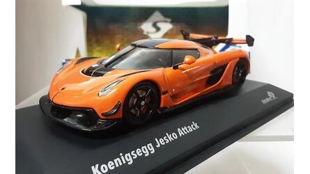 SOLIDO 1/43 - KOENIGSEGG JESKO ATTACK - 2022 - TANG ORANGE