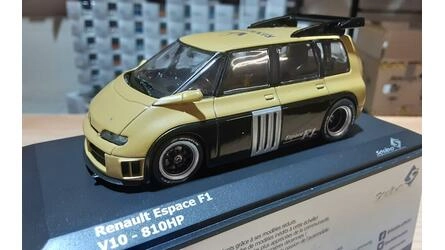 SOLIDO 1/43 - RENAULT ESPACE F1 - GOLD - 1994