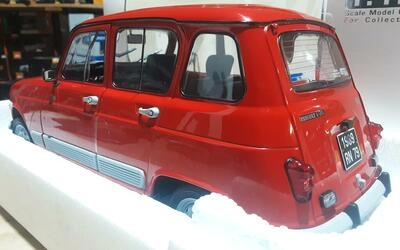 SOLIDO 1/12 - RENAULT 4 GTL - 1989 - RED