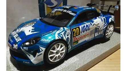 SOLIDO 1/18 - ALPINE A 110 - NIGHT VERSION - Nº 20 RALLY DU 