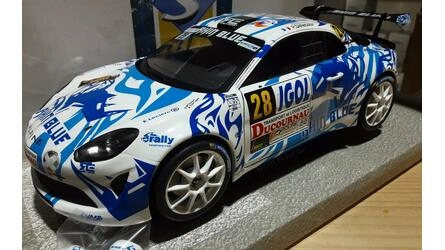 SOLIDO 1/18 - ALPINE A 110 - NIGHT VERSION - Nº 28 RALLY DU 