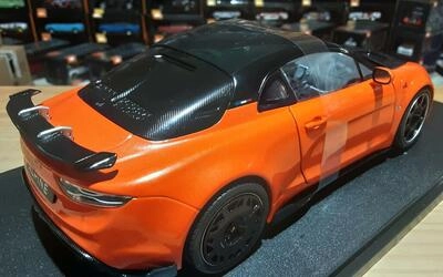 SOLIDO 1/18 - ALPINE A 110 RADICALE COUPE - 2024 - ORANGE / 