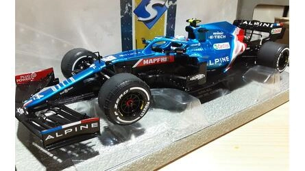 SOLIDO 1/18 - ALPINE A 521 - Nº 31 WINNER HUNGARY GP 2021