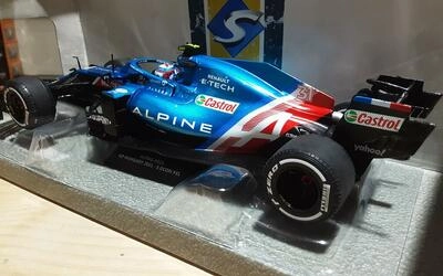 SOLIDO 1/18 - ALPINE A 521 - Nº 31 WINNER HUNGARY GP 2021