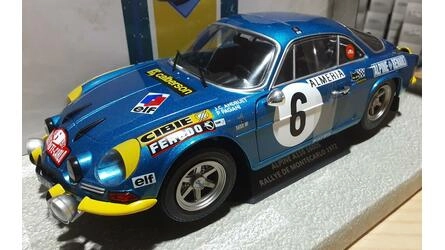 SOLIDO 1/18 - ALPINE A110 1600S - Nº 6 RALLY MONTE CARLO 197