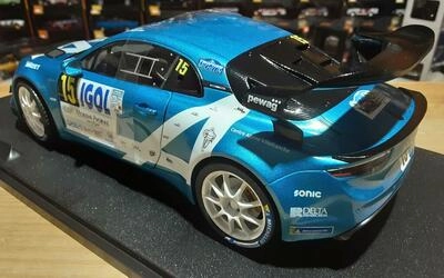 SOLIDO 1/18 - ALPINE A110 RGT - Nº 15 RALLY MONT BLANC 2024