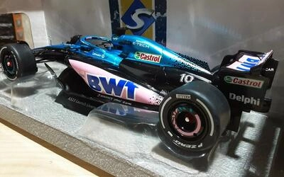 SOLIDO 1/18 -  ALPINE A523 PRESENTATION VERSION 2023 BLUE ED
