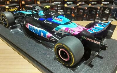 SOLIDO 1/18 -  ALPINE F1 A524 - Nº 10 P. GASLY - MONACO GP20