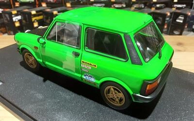 SOLIDO 1/18 - AUTOBIANCHI A 112 ABARTH MK V - 1980 - GREEN /
