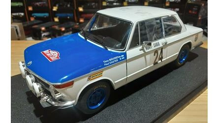 SOLIDO 1/18 - BMW 2002 TII - Nº 24 RALLY MONTE CARLO 1969