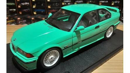 SOLIDO 1/18 -  BMW  3-SERIES M3 (E36) COUPE - MINT GREEN - 1