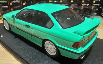 SOLIDO 1/18 -  BMW  3-SERIES M3 (E36) COUPE - MINT GREEN - 1