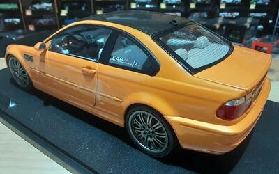 SOLIDO 1/18 - BMW 3-SERIES M3 (E46) COUPE - ORANGE - 2000