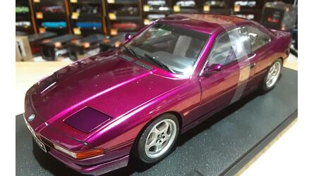 SOLIDO 1/18 - BMW 850 CSI (E31) COUPE - 1992 - DAYTONA VIOLE