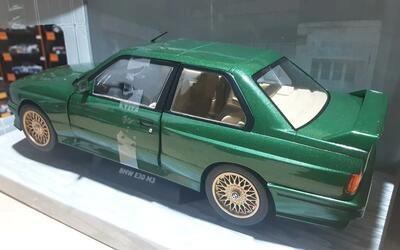 SOLIDO 1/18 - BMW E30 M3 - BRITISH RACING GREEN - 1990